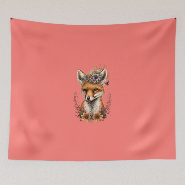 Item preview, Cute fox designed and sold by ShopLeilaArt.