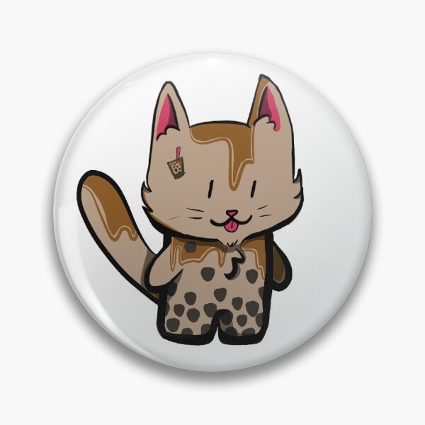 Item preview, Brown Sugar Bubble Tea Chibi Cat designed and sold by Partially-Rye-P.
