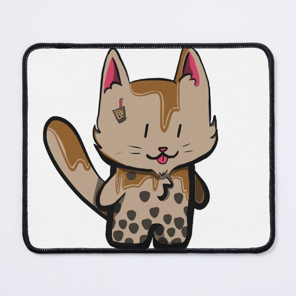 Item preview, Brown Sugar Bubble Tea Chibi Cat designed and sold by Partially-Rye-P.