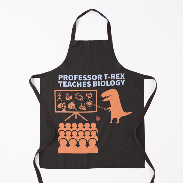 Aperçu de l'œuvre  LE PROFESSEUR T-REX ENSEIGNE LA BIOLOGIE créée et vendue par TechLaughs.