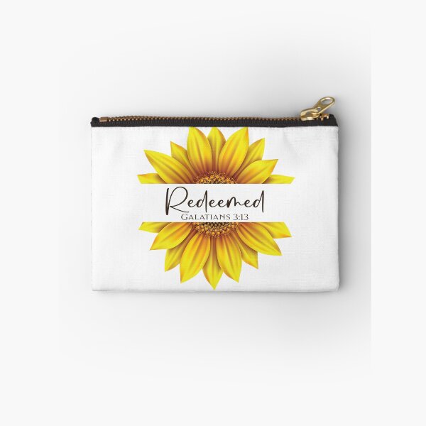 Item preview, Christian Sunflower design - I am Redeemed - Galatians 3:13 designed and sold by simplydesignart.