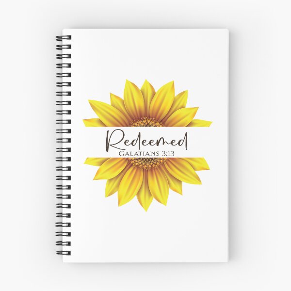 Item preview, Christian Sunflower design - I am Redeemed - Galatians 3:13 designed and sold by simplydesignart.