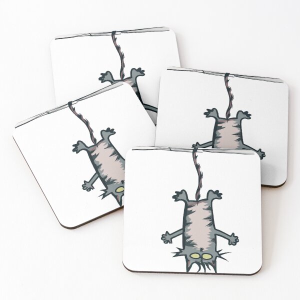 Item preview, Cat hanging from the branch - cool comic kitty designed and sold by Monkonthehill.