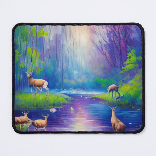 Item preview, The Mystical Waters of the Deer's Oasis designed and sold by WBP Mart.
