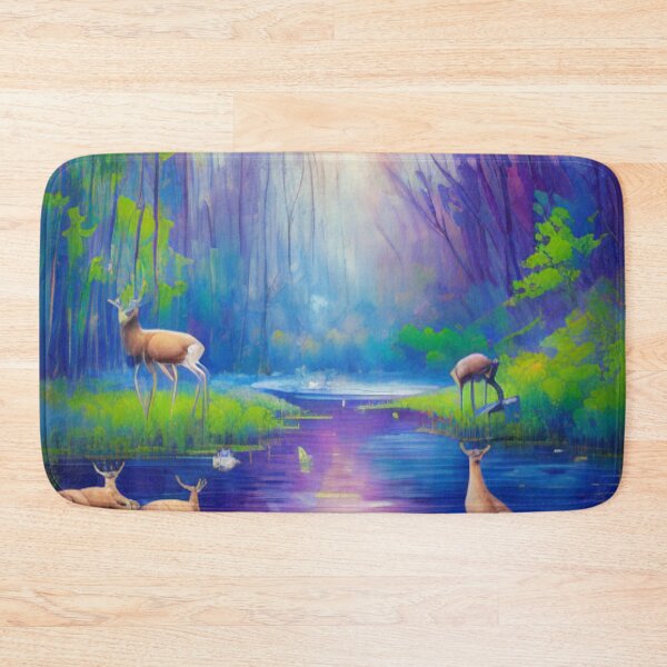 Item preview, The Mystical Waters of the Deer's Oasis designed and sold by WBP Mart.