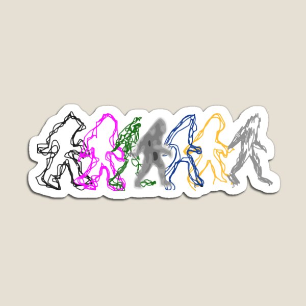 Interdimensional Bigfoot Magnet