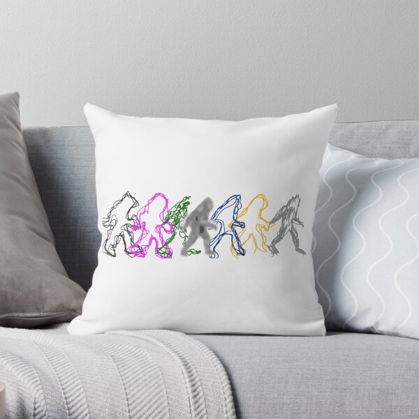 Interdimensional Bigfoot Throw Pillow