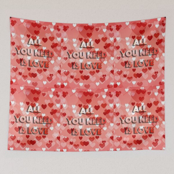 Item preview, ALL YOU NEED IS LOVE designed and sold by likbatonboot.