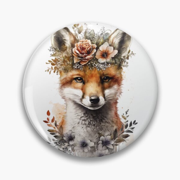 Item preview, Cute fox designed and sold by ShopLeilaArt.
