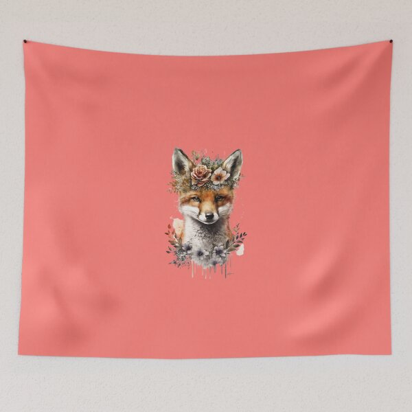 Item preview, Cute fox designed and sold by ShopLeilaArt.