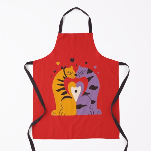 Item preview, valentine day-Couple Of Cats In Love Sit In Heart Pssion designed and sold by MetooStore ⭐⭐⭐⭐⭐.