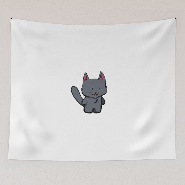 Item preview, Russian Blue Chibi Cat designed and sold by Partially-Rye-P.