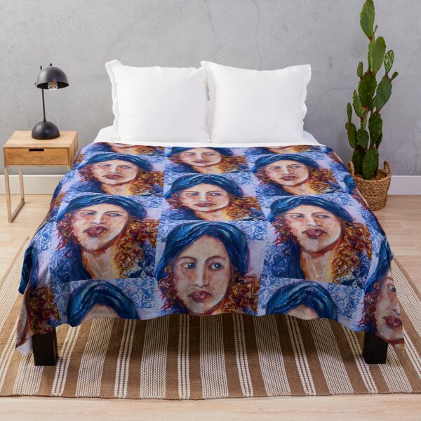 Item preview, "Woman in Blue" designed and sold by molyart.