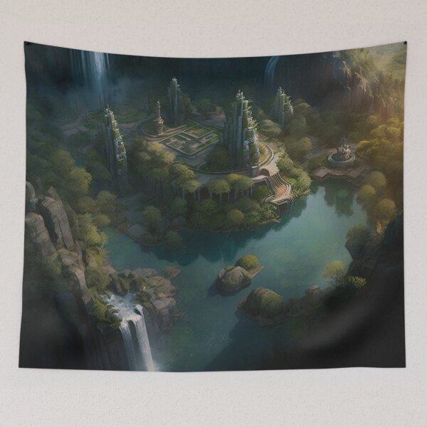 Item preview, 22 - Atlantean Colonies Inner Earth Ethereal designed and sold by StarbuckLight.