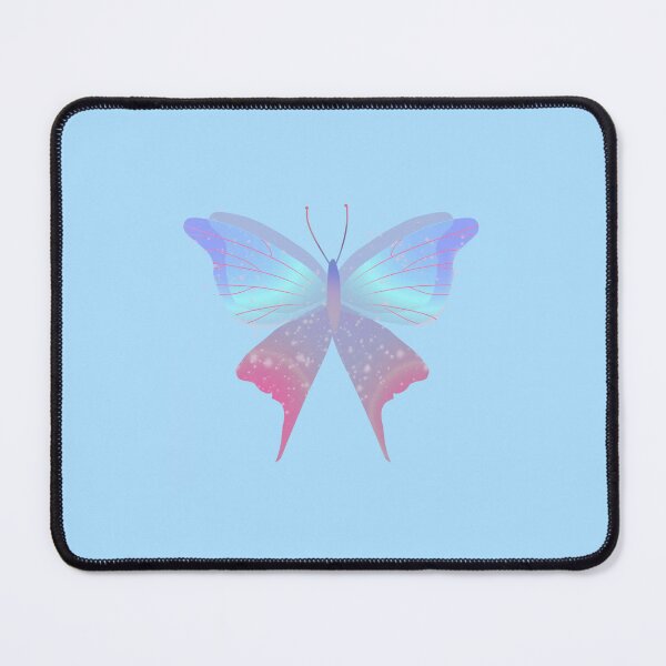 Artikelvorschau, Beautiful Gradual Colorful Pink Blue Butterfly entworfen und verkauft von UnaWu533.