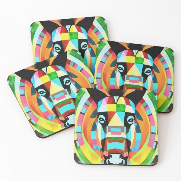 Item preview, Colorful Donkey Geometric Art Abstract designed and sold by taiche.