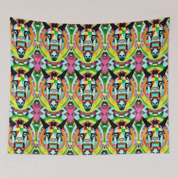 Item preview, Colorful Donkey Geometric Art Abstract designed and sold by taiche.