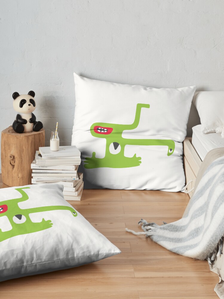 Alternate view of Green Monster Floor Pillow