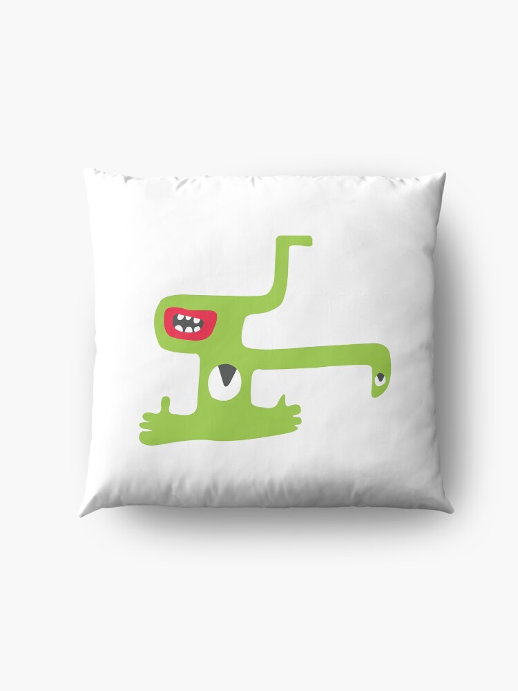 Alternate view of Green Monster Floor Pillow