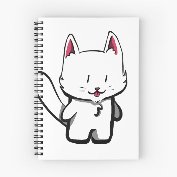 Item preview, White Chibi Cat designed and sold by Partially-Rye-P.