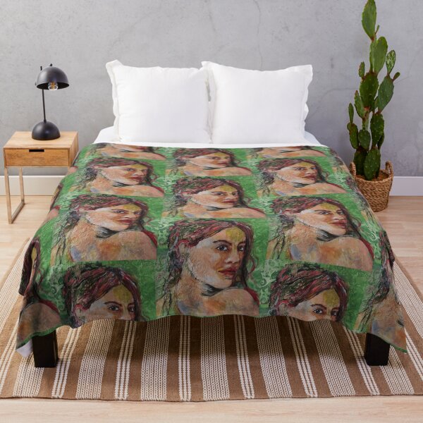 Item preview, "Woman in Green" designed and sold by molyart.