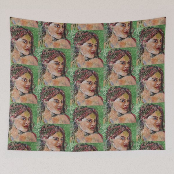 Item preview, "Woman in Green" designed and sold by molyart.