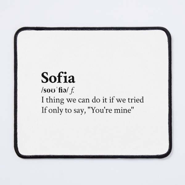 Item preview, Clairo Aesthetic Quote Lyrics Sofia designed and sold by StickTheSong.