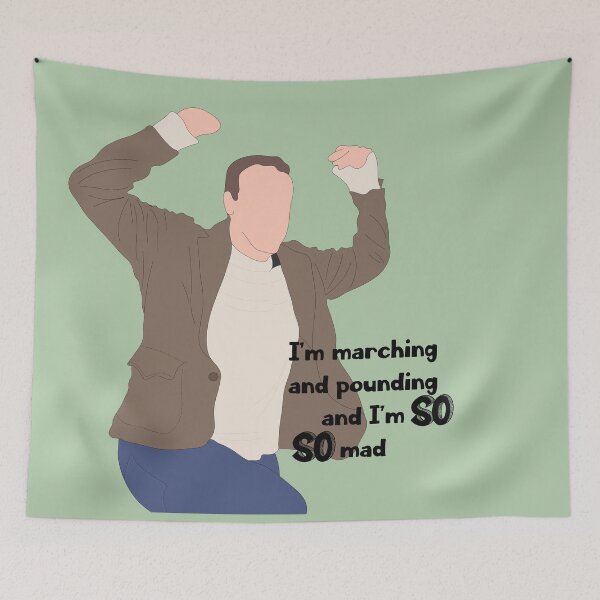 Item preview, Marching and Pounding and So Mad -  Shrinking Quote designed and sold by Wenby-Weaselbee.