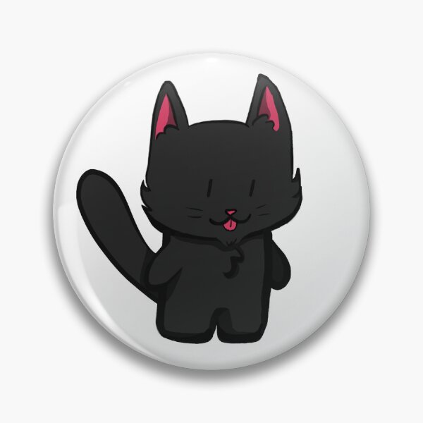 Item preview, Black Chibi Cat designed and sold by Partially-Rye-P.