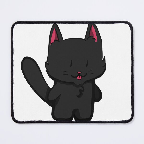 Item preview, Black Chibi Cat designed and sold by Partially-Rye-P.