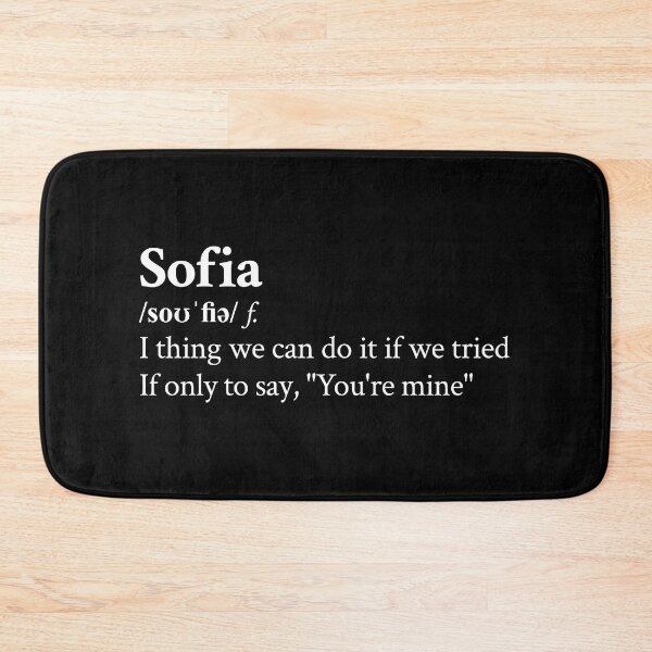 Item preview, Clairo Aesthetic Quote Lyrics Sofia Black designed and sold by StickTheSong.