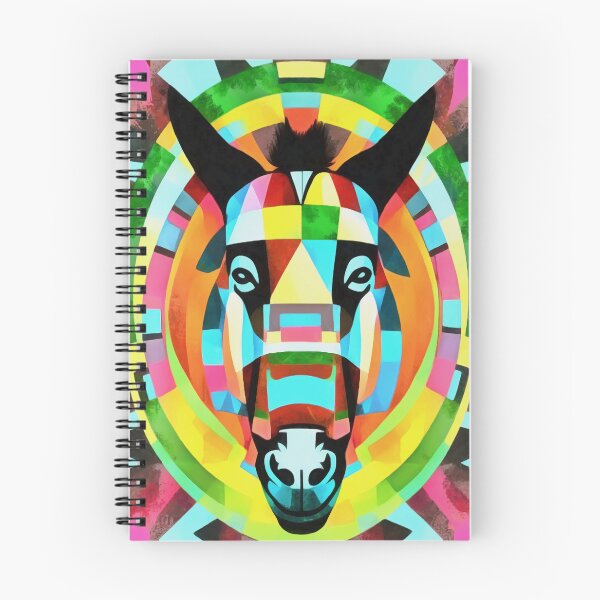 Item preview, Colorful Donkey Geometric Art Abstract designed and sold by taiche.