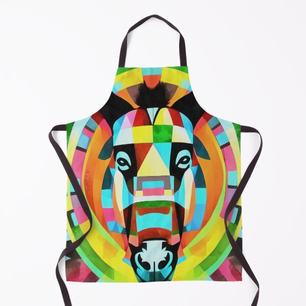 Item preview, Colorful Donkey Geometric Art Abstract designed and sold by taiche.