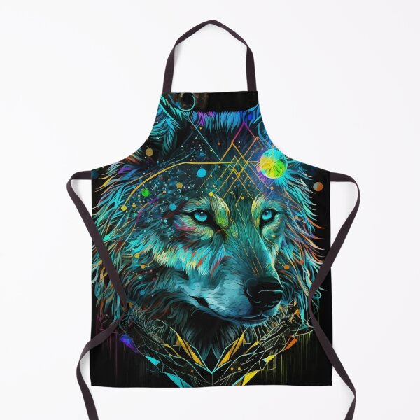 Artikelvorschau, Fantasy-Wolf-Kunst entworfen und verkauft von Visual-wallart.