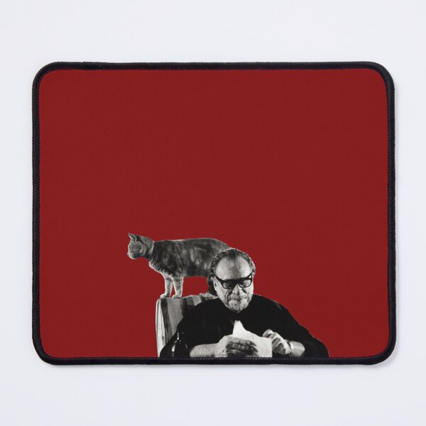 Item preview, Charles Bukowski and cat designed and sold by planet99design.