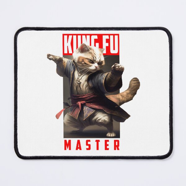 Item preview, kung fu master cat designed and sold by bubbleshop01.