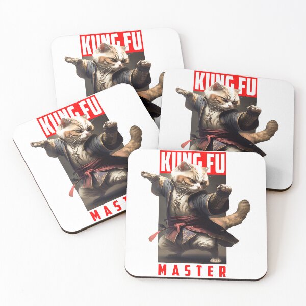 Item preview, kung fu master cat designed and sold by bubbleshop01.