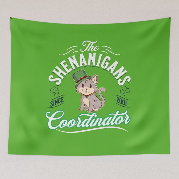 Item preview, The Shenanigans Coodinator - Funny Irish Cat designed and sold by Jewelspride.