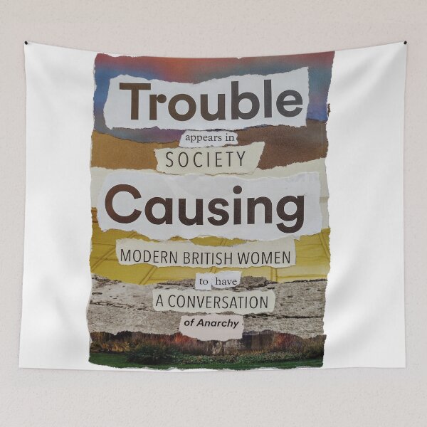 Item preview, Modern British Women Talk Anarchy Collage designed and sold by We Are The Four.