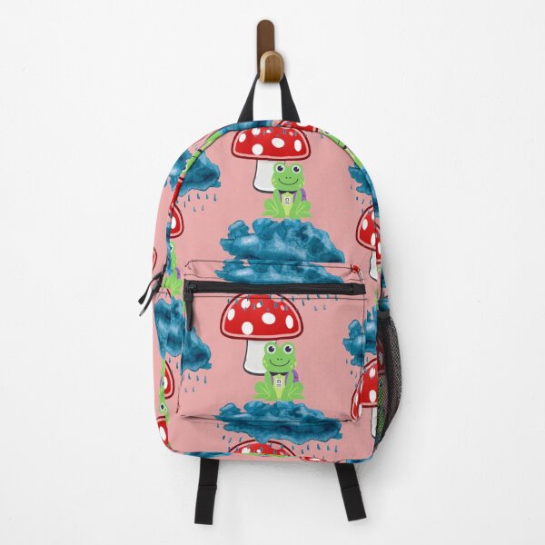Item preview, Funny frog kid under the mushroom, summer designed and sold by PARADISEGLOBE.