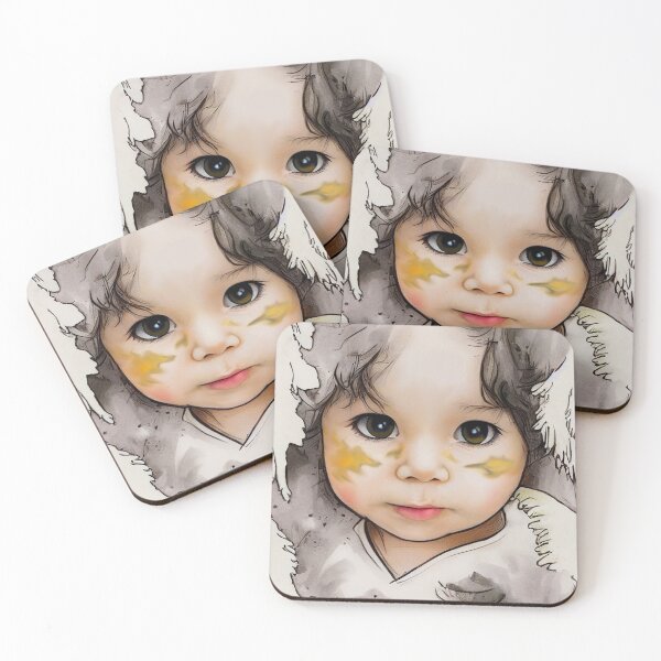 Item preview, Jesús ama las mejillas sucias - Repeating Tile designed and sold by The Swedenborgian.