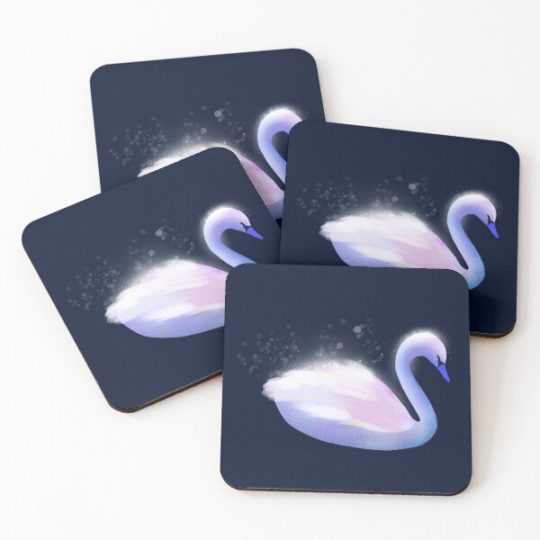 Item preview, Beautiful Gradual Colorful Purple Pink Swan designed and sold by UnaWu533.