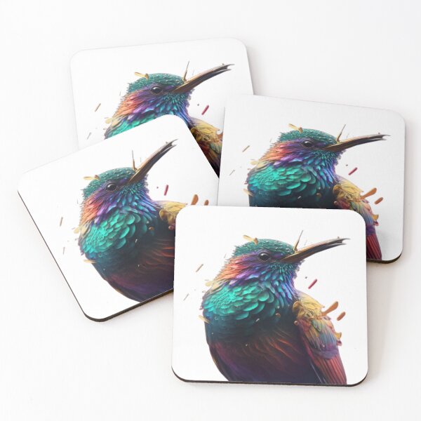 Item preview, Colourful Humming bird - Beautiful designed and sold by GloriousArtSKD.