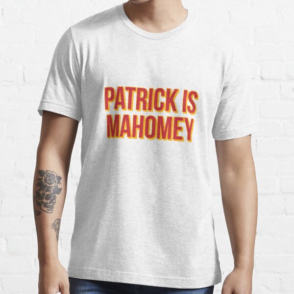 : Patrick is Mahomie Kansas City Womens Performance Polyester  Soft Funny Tee Designed Locally in KC Chiefs Fan Ladies Mahomes Shirt :  Handmade Products