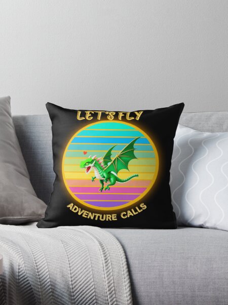 Item preview, Raging Green Dragon is Waiting to Fly Because Adventure is Calling designed and sold by HanaiPrint.