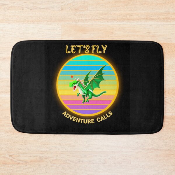 Item preview, Raging Green Dragon is Waiting to Fly Because Adventure is Calling designed and sold by HanaiPrint.