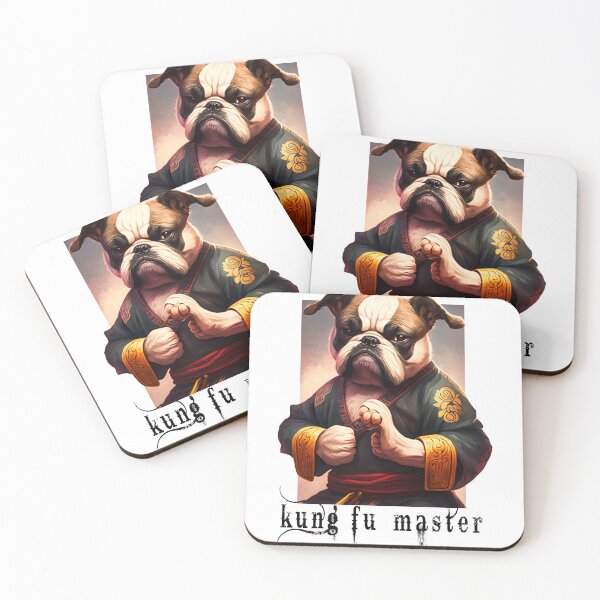 Item preview, kung fu master dog designed and sold by bubbleshop01.