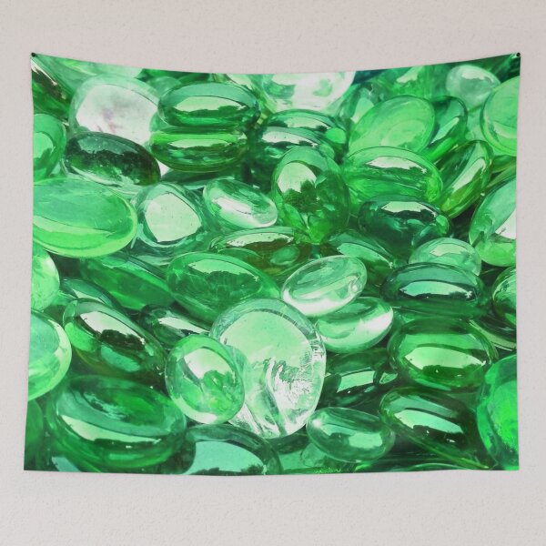 Item preview, Green crystal beads designed and sold by KatisDesign.