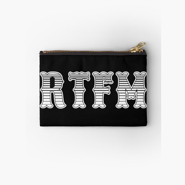 Item preview, RTFM - Read The Fine Manual White Western Style Design designed and sold by geeksta.