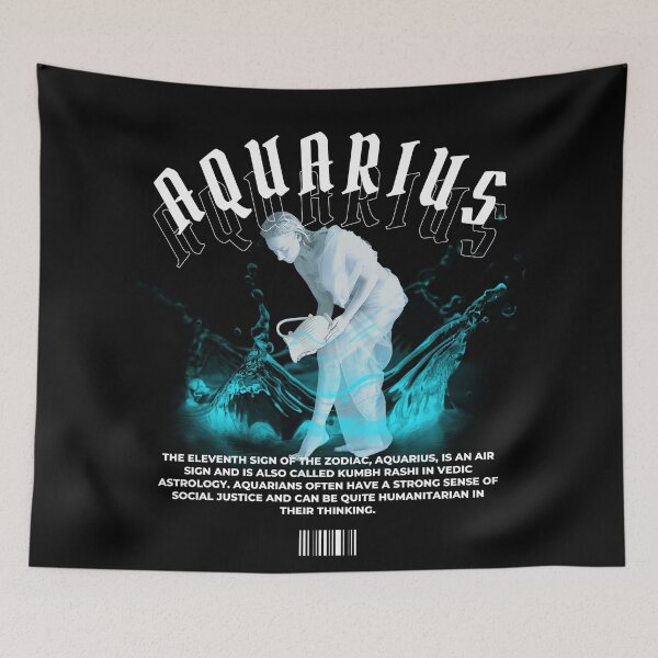 Item preview, Cool looking Aquarius street wear design designed and sold by reka88.